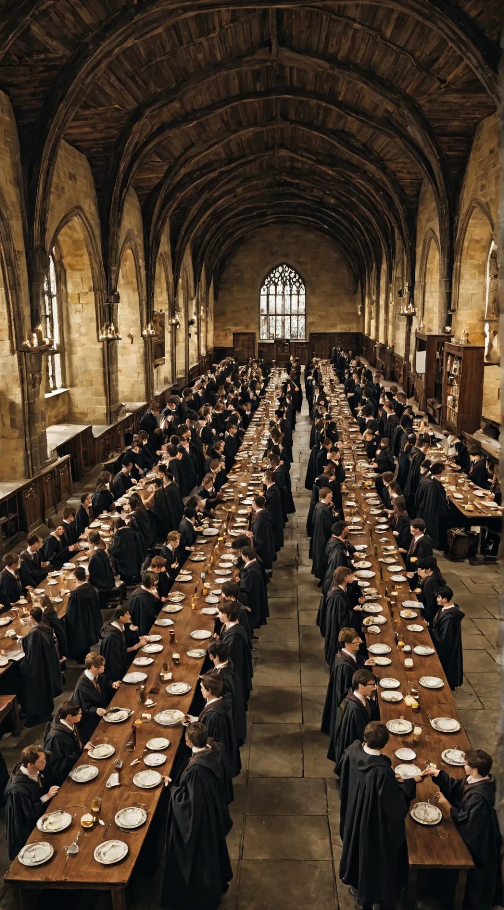 ai character: Hogwarts background