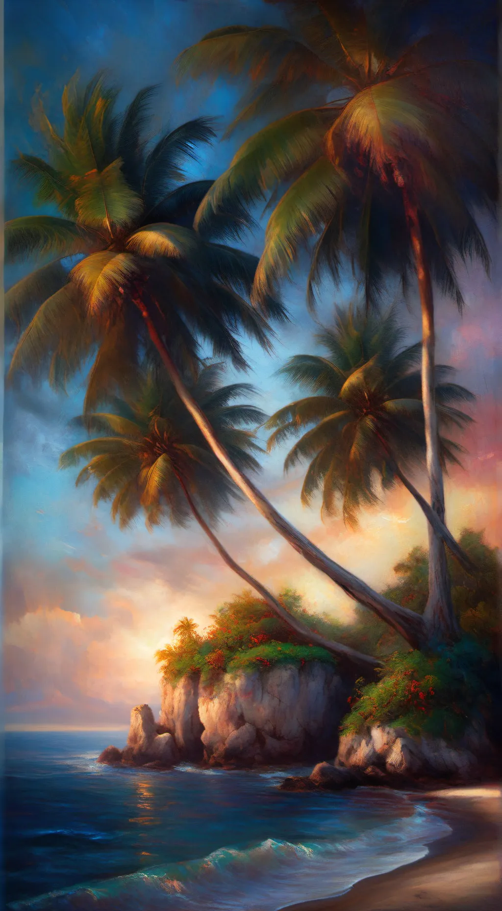 ai character: Island background