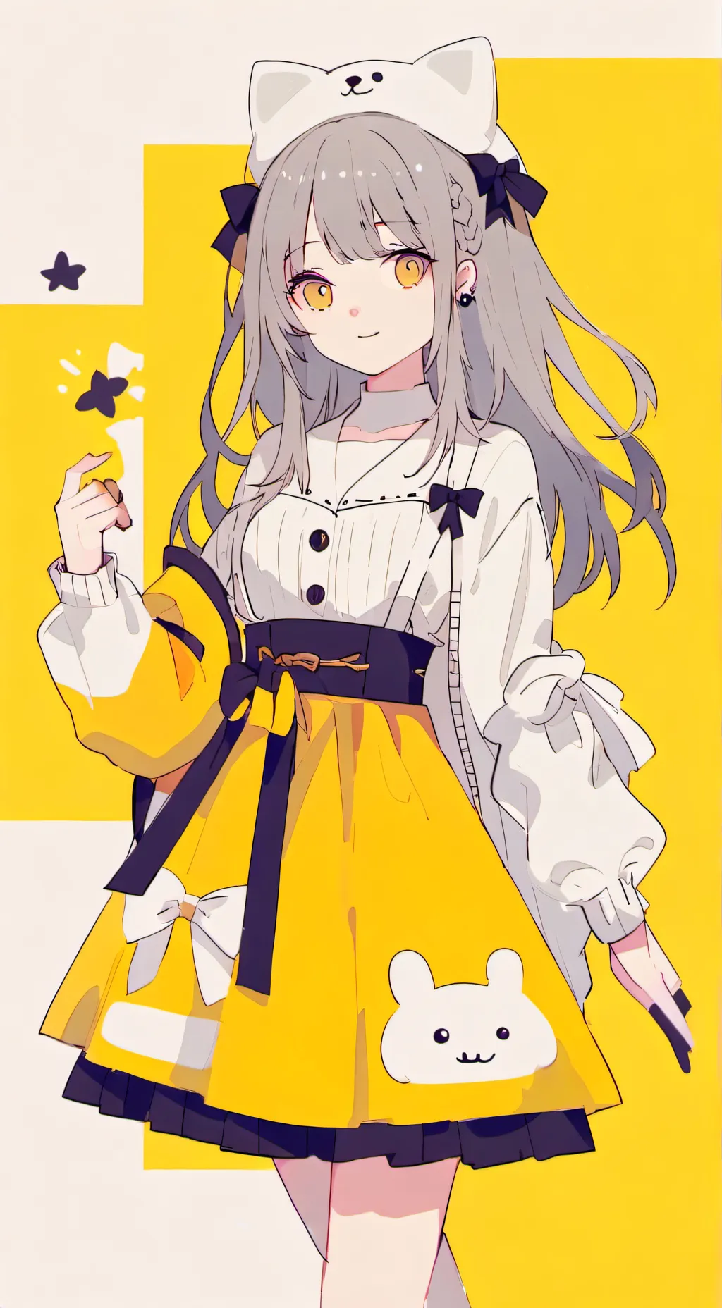 ai character: lovely girlfriend background