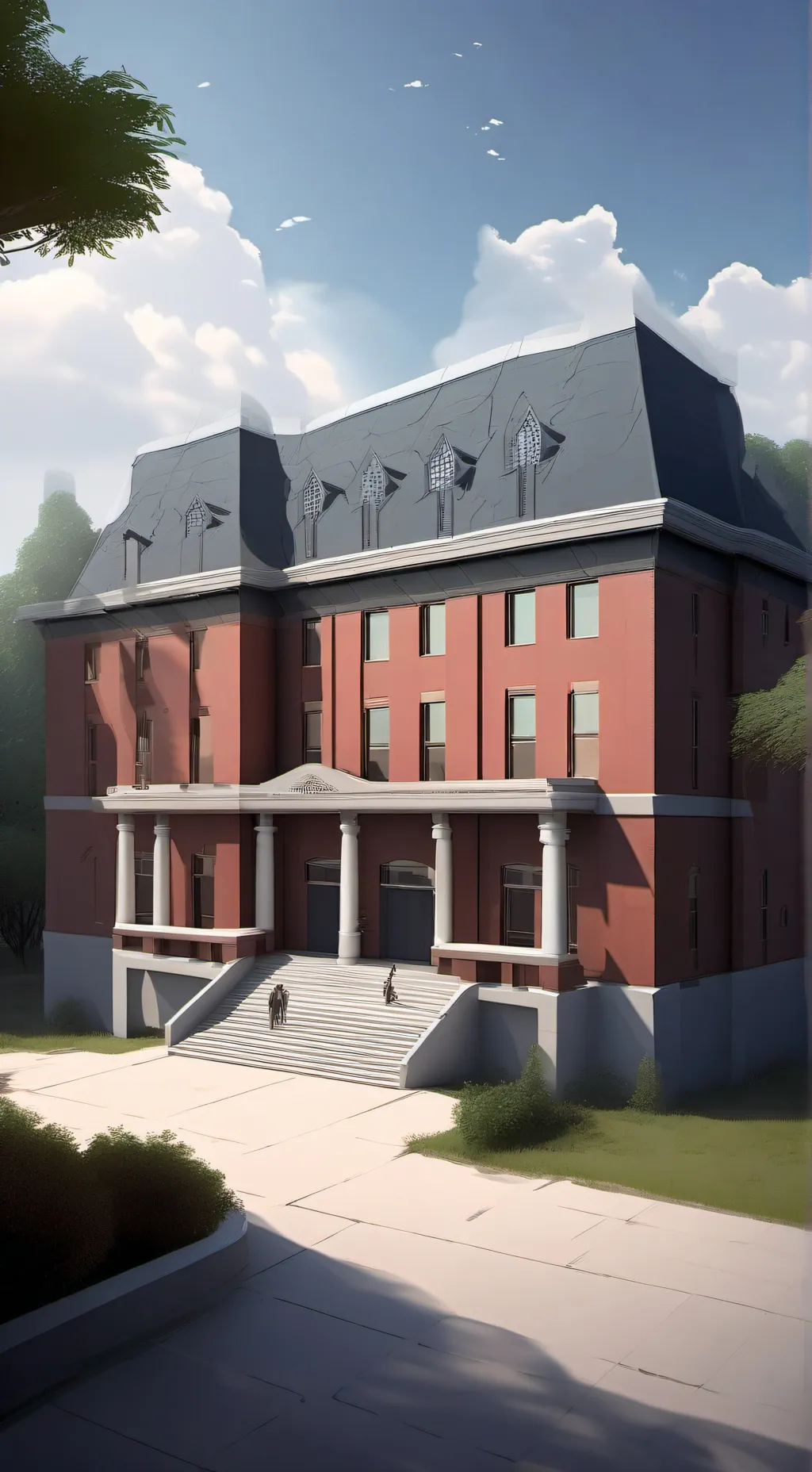 ai character: School background