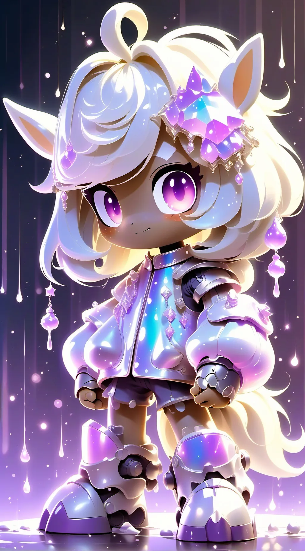 ai character: MLP GLITCH AU background