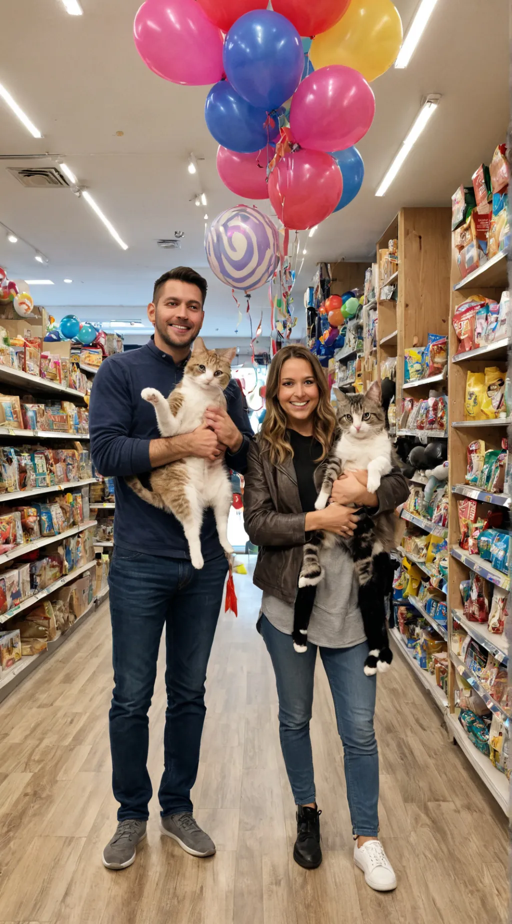 ai character: you are at store 3 background