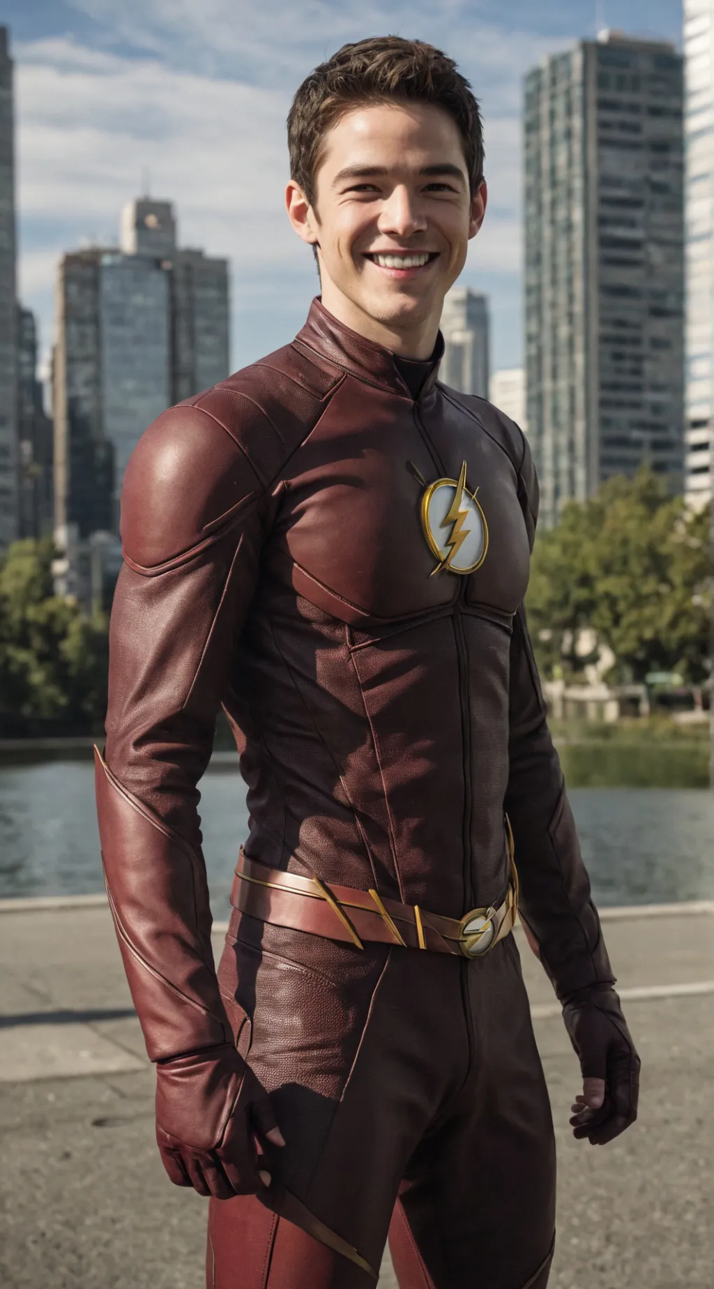 ai character: The flash⚡ background