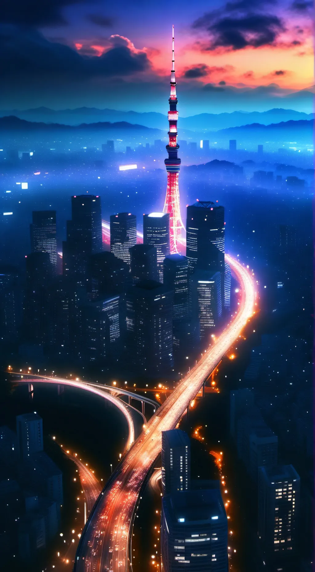 ai character: rizz city background