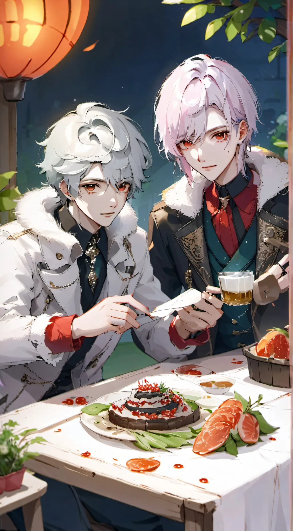ai character: Max and lucas background