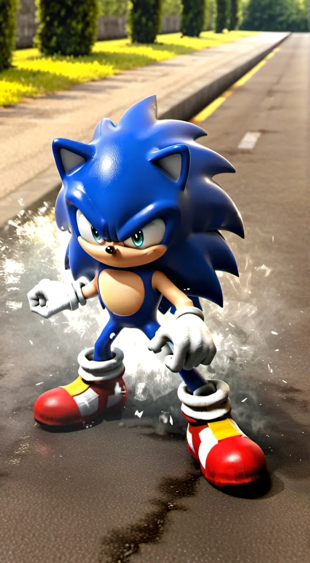 ai character: sonic y sus amigos background