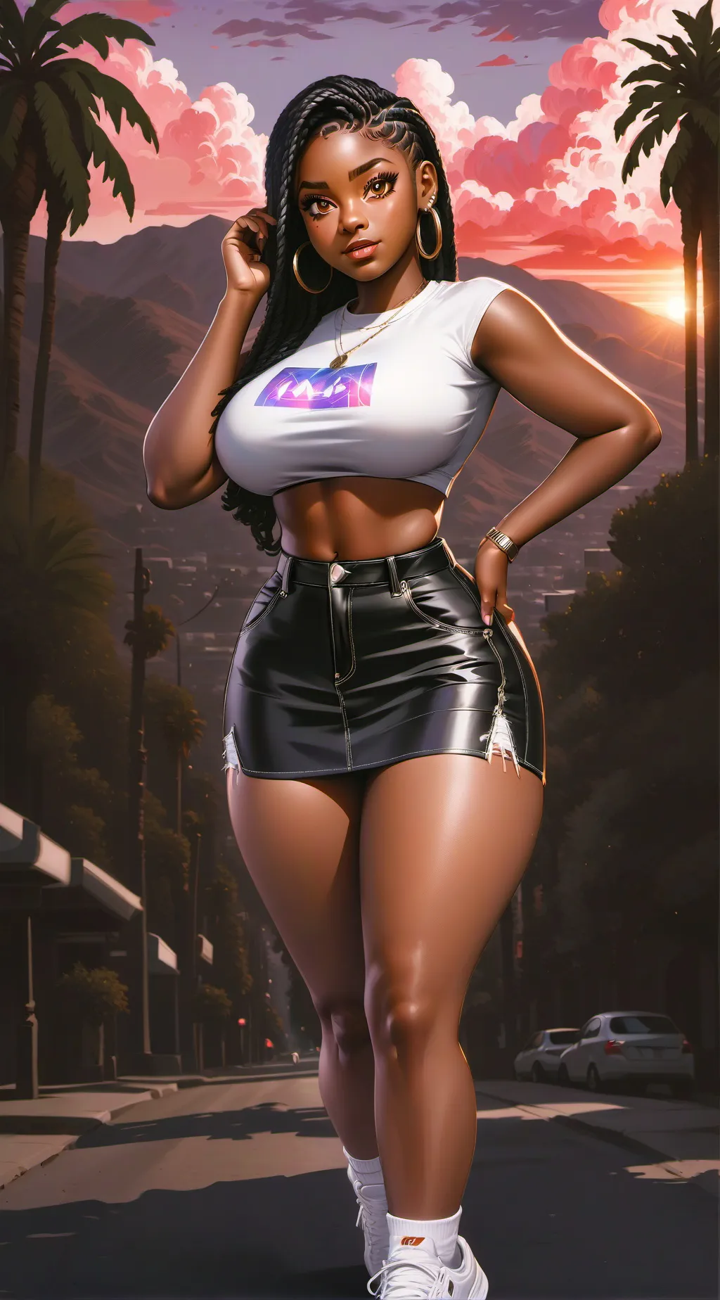 ai character: Linda Moon background