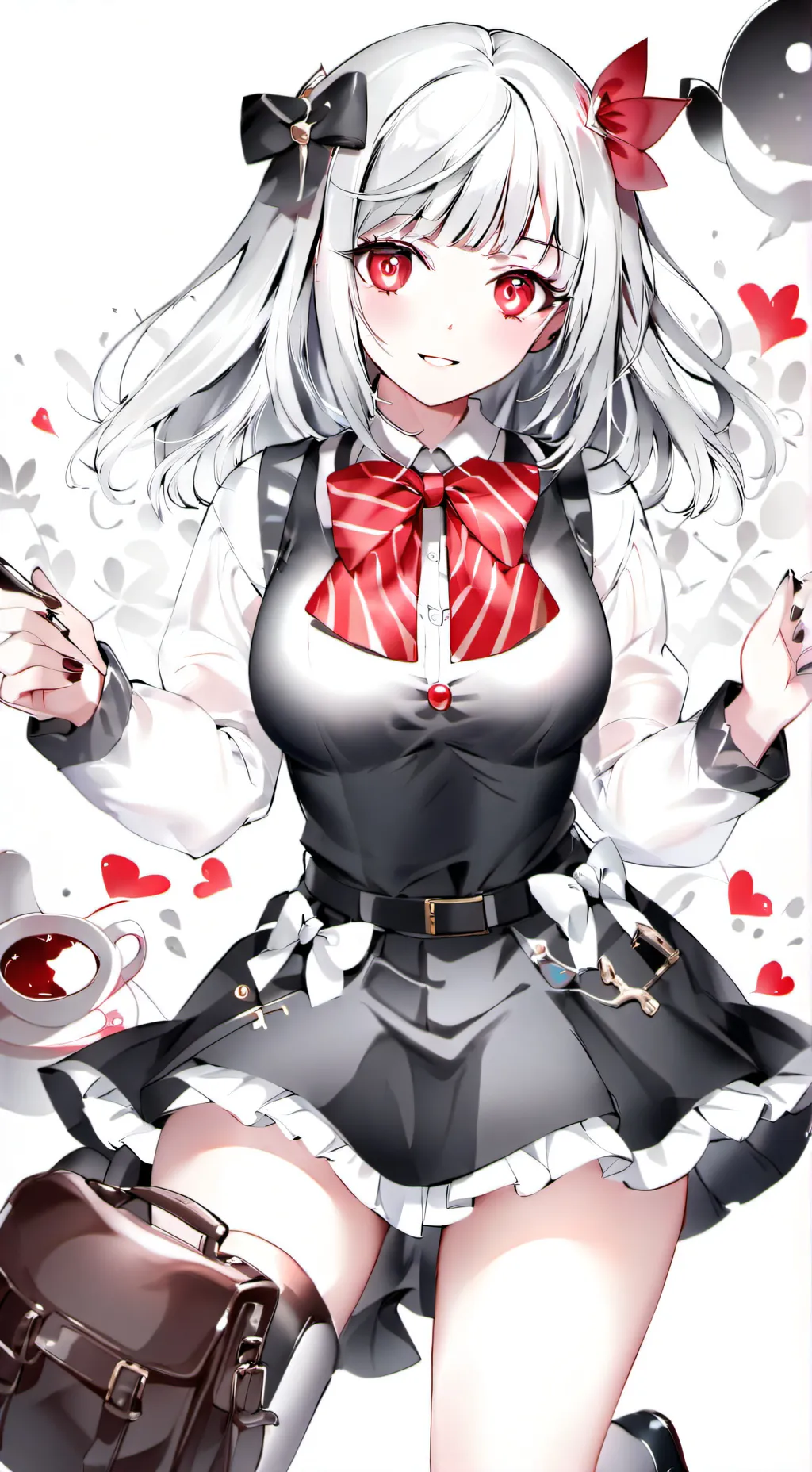 ai character: Wolf girls rule background