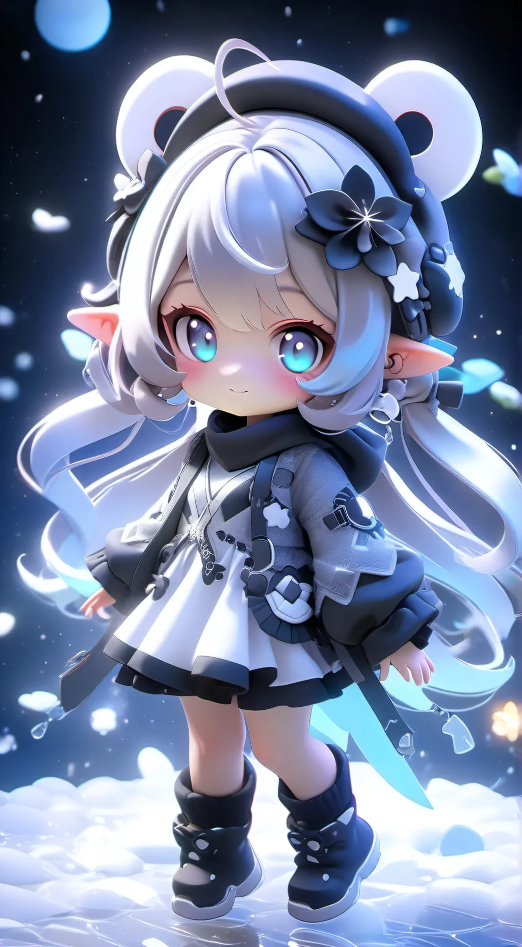 ai character: Crsytal  background