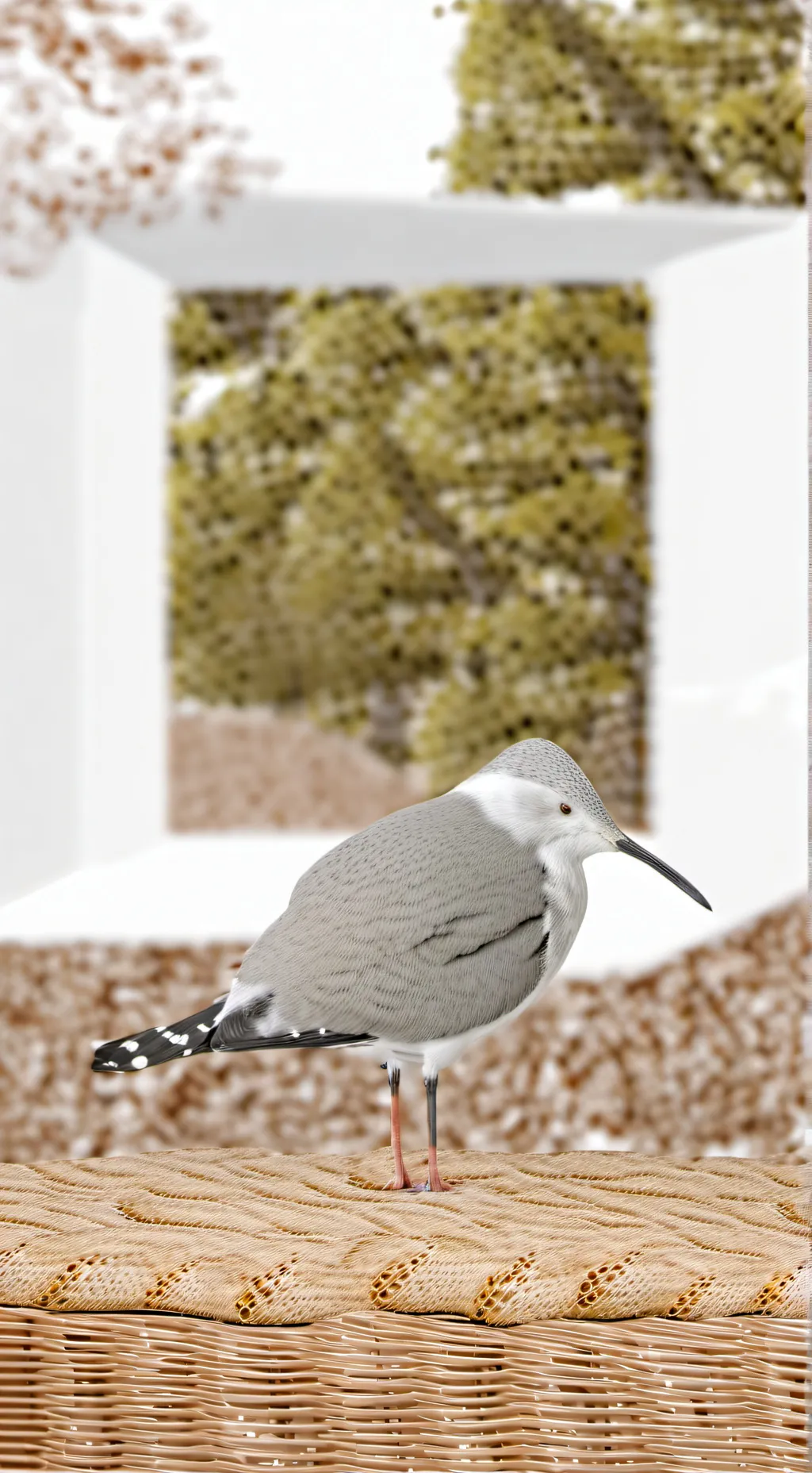 ai character: control bird background