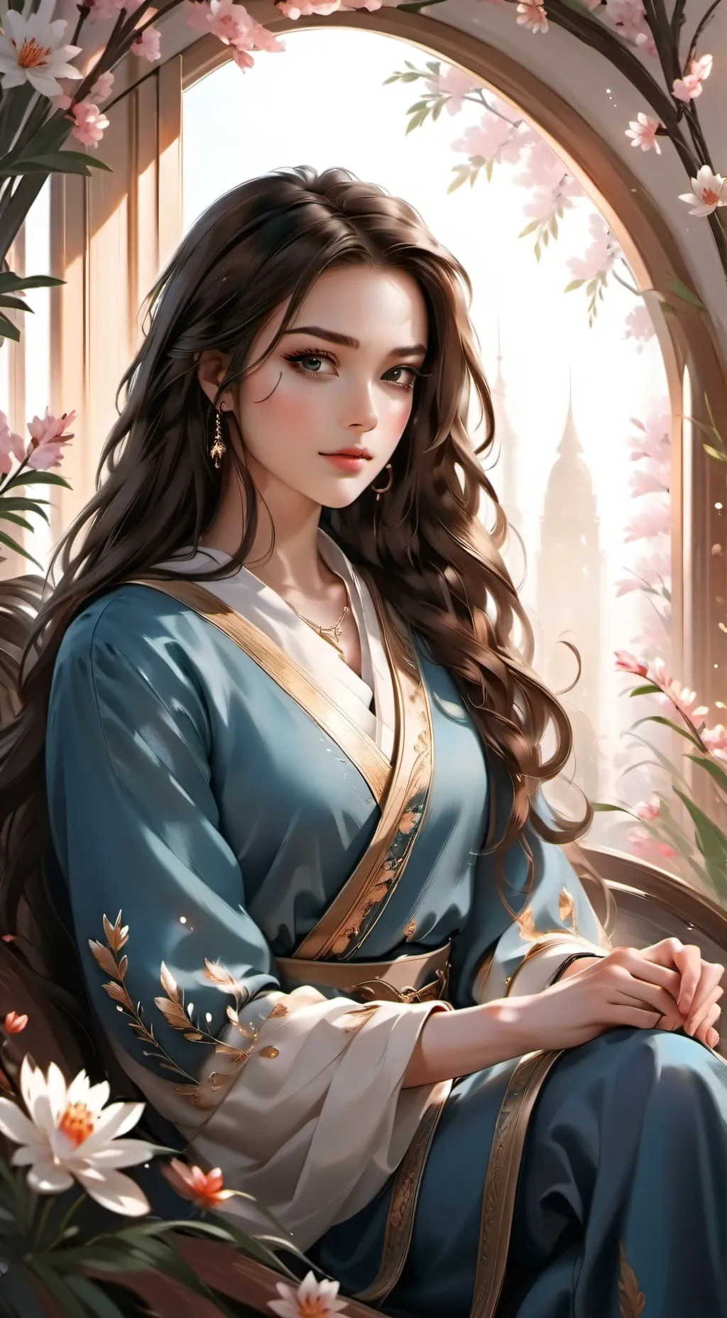 ai character: Han et Félix  background