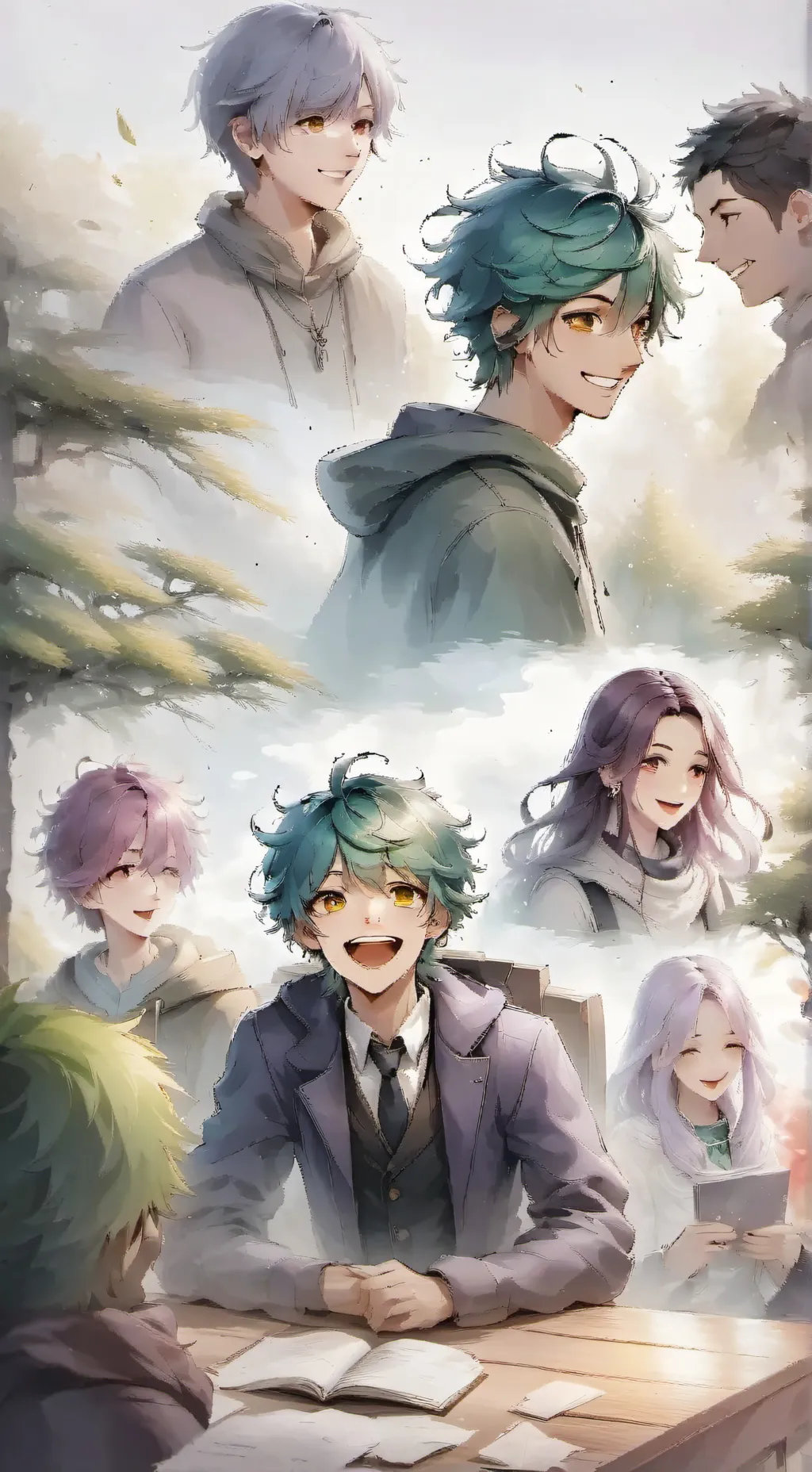 ai character: Eri, you and 1A background