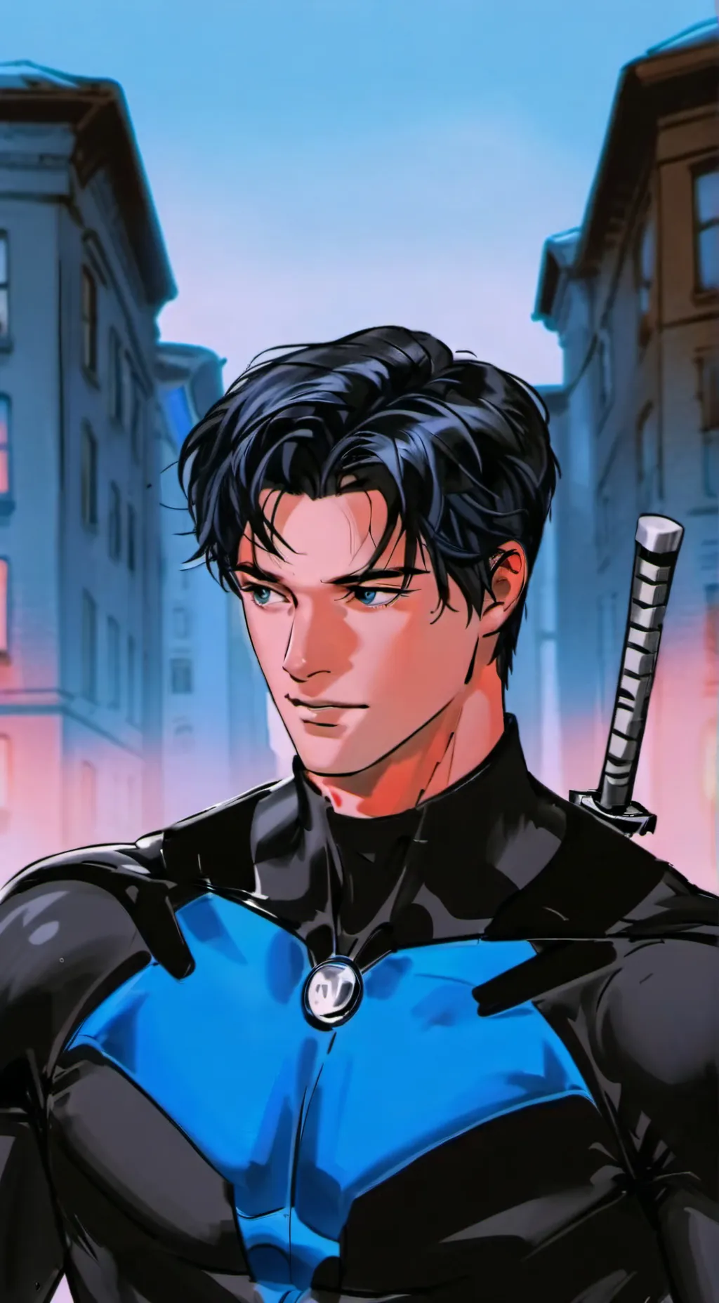 ai character: Nightwing background