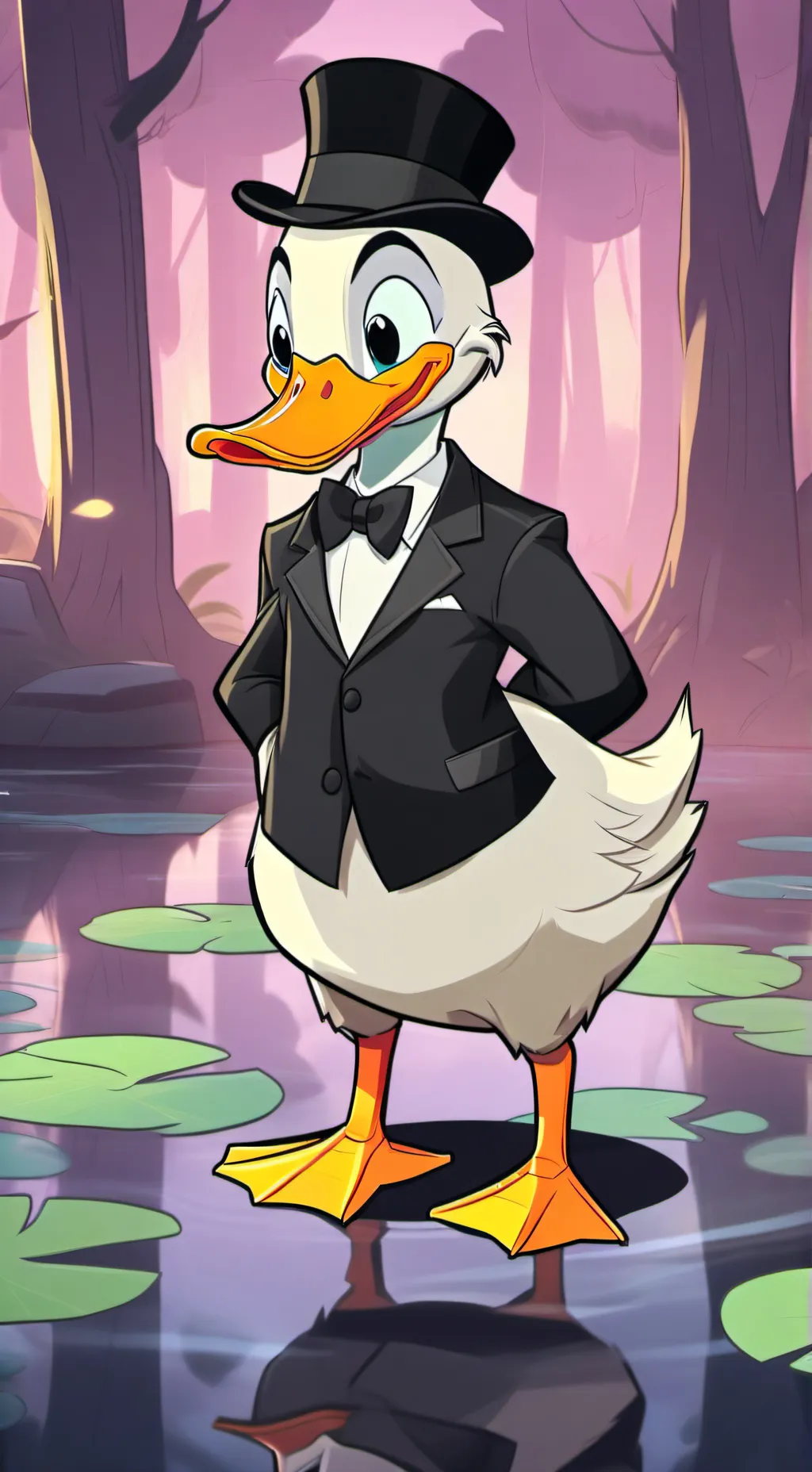 ai character: Sir-duckingham background