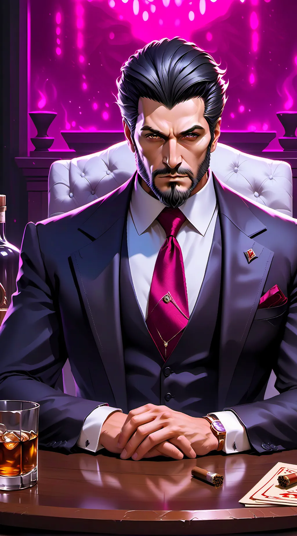 ai character: Don Vito Corleone background