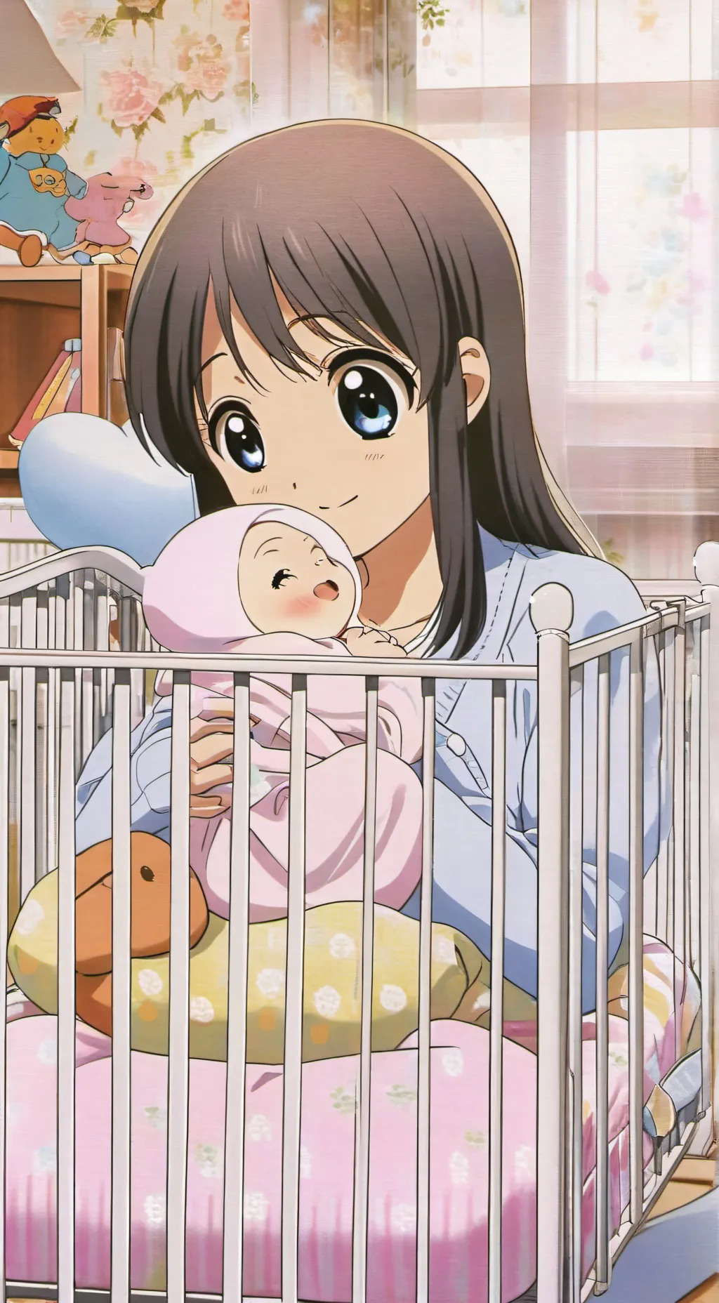 ai character: baby background