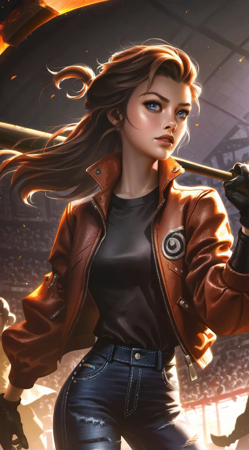 ai character: Riley background