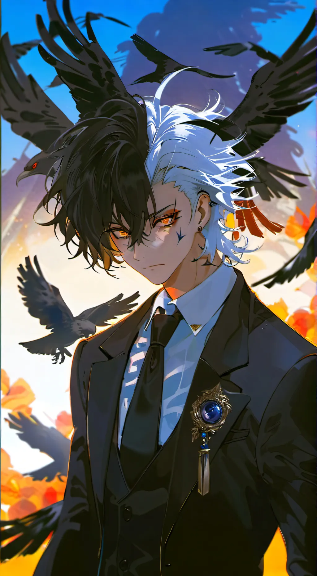 ai character: shadow  background