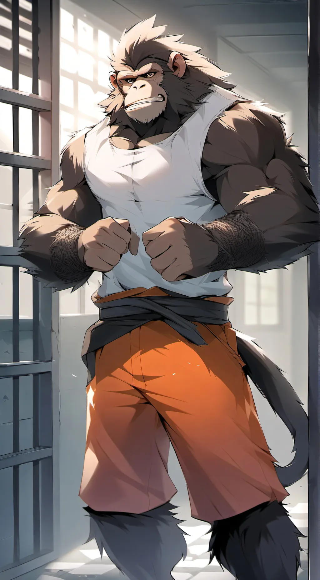 ai character: Rocky background