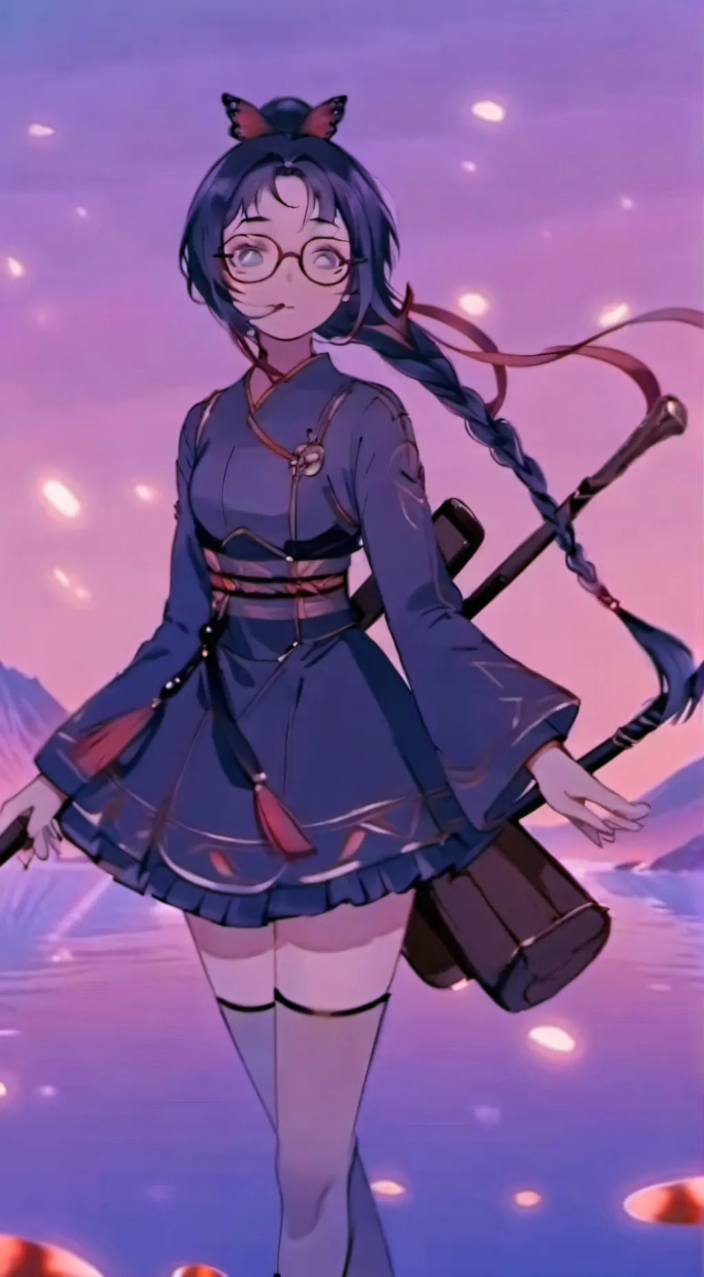 ai character: Mila multiverso  background