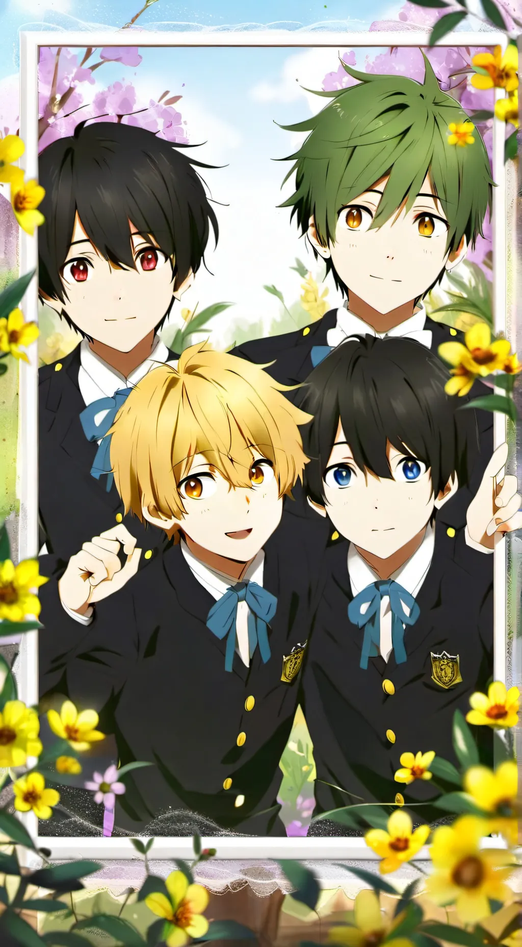 ai character: ★Popular  boys★ background