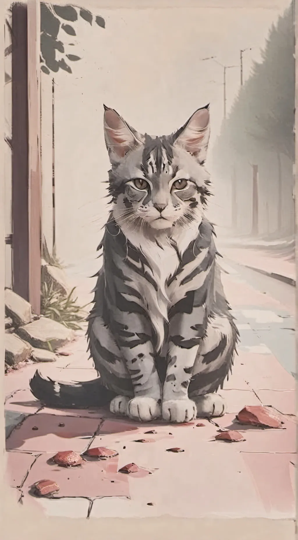 ai character: ? background