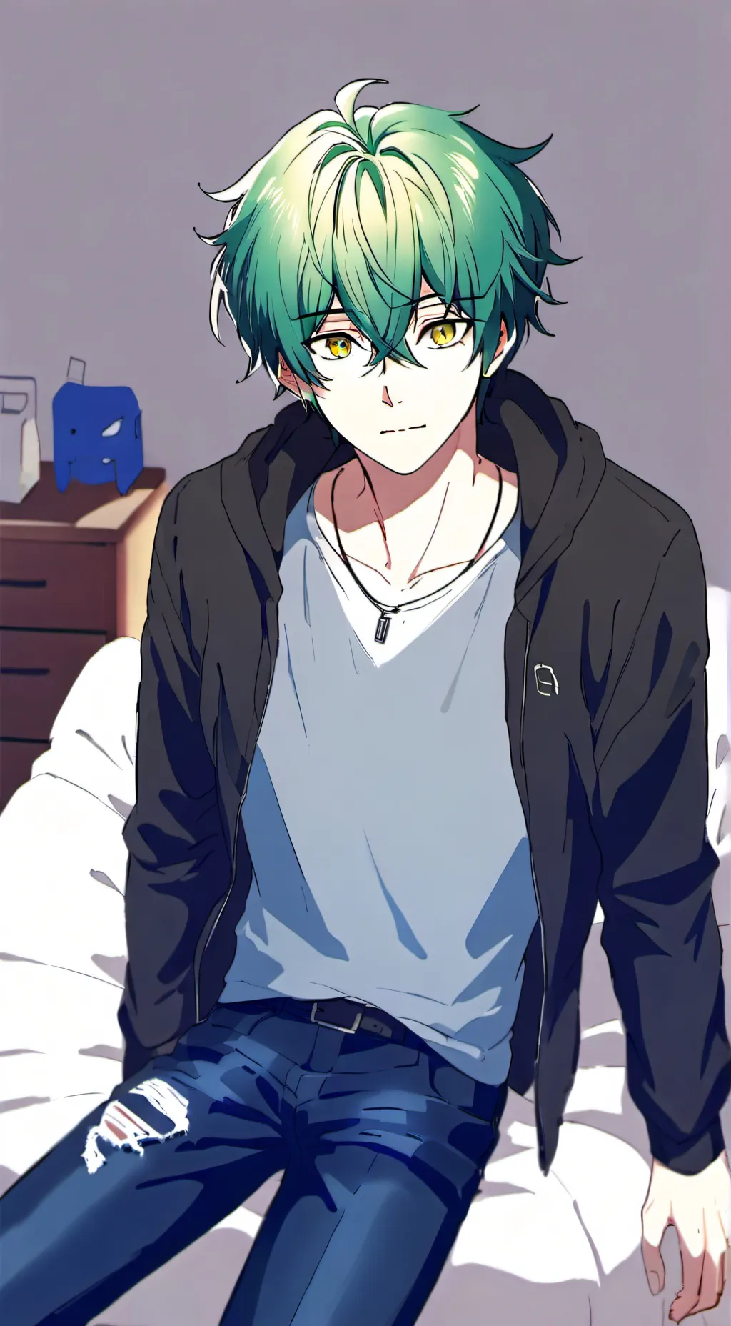 ai character: Mha.changing  background