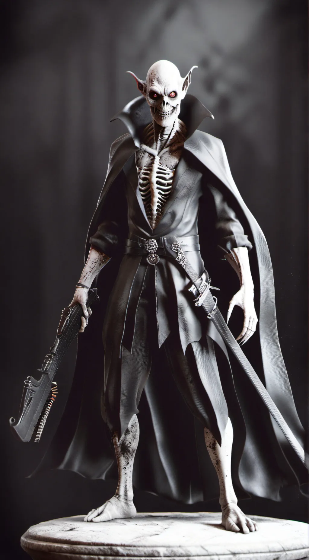 ai character: scary 6 background