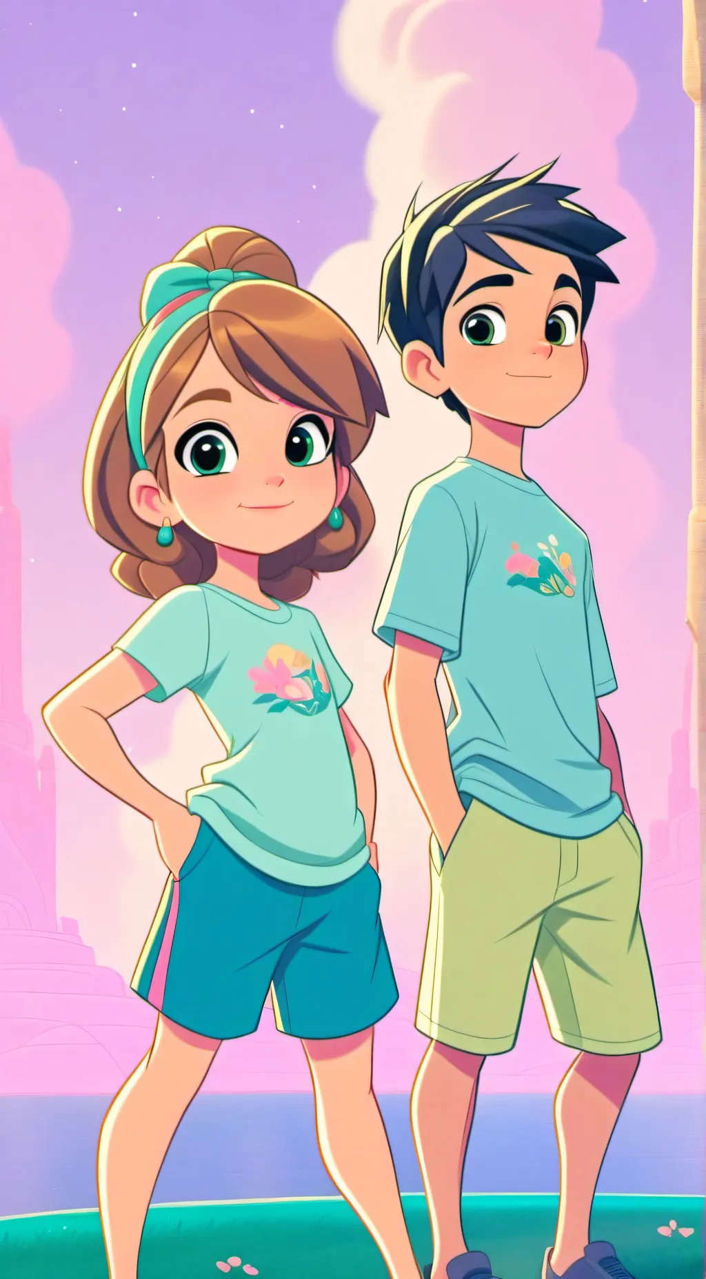 ai character: tu amiga  background