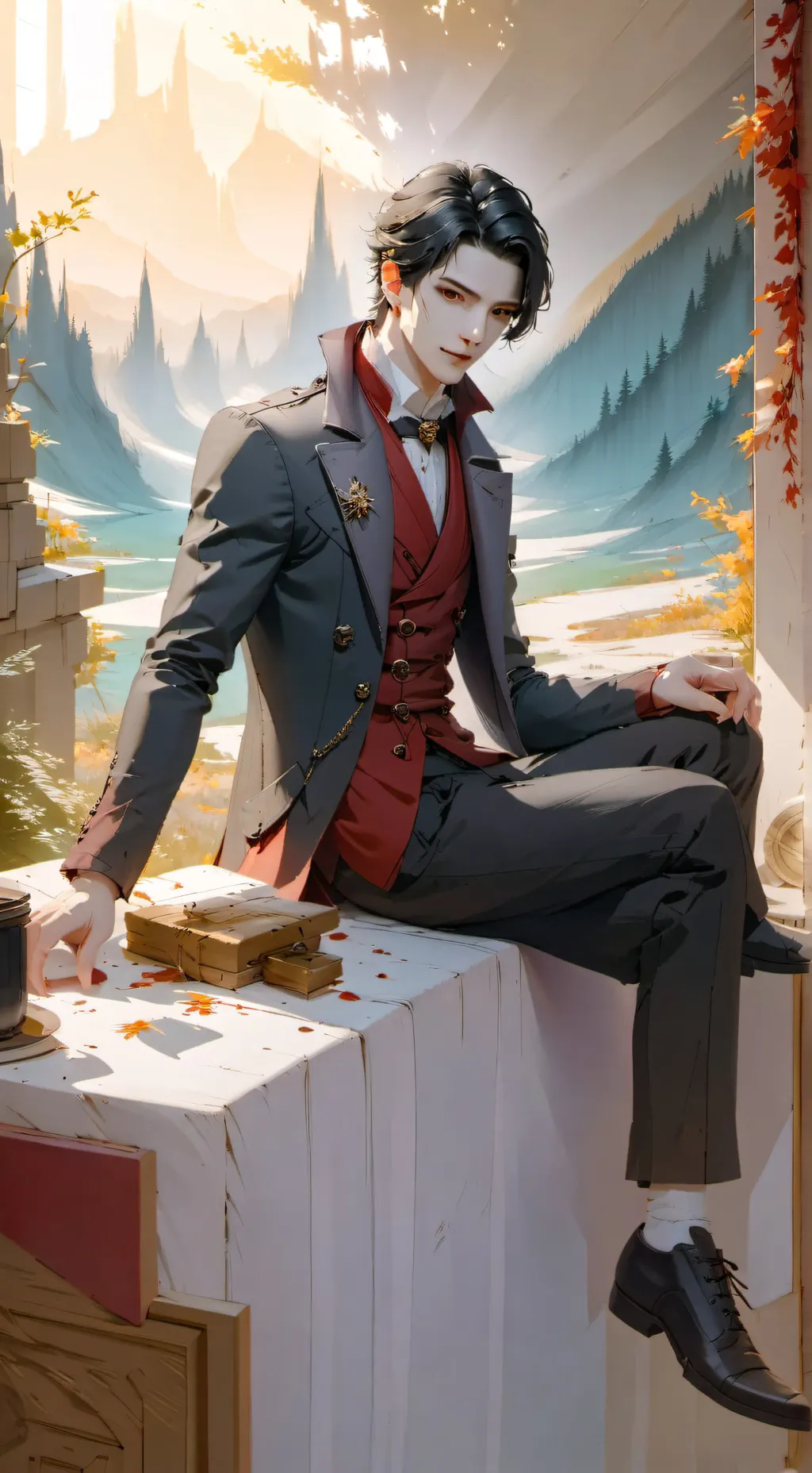 ai character: Atticus Nocturne background
