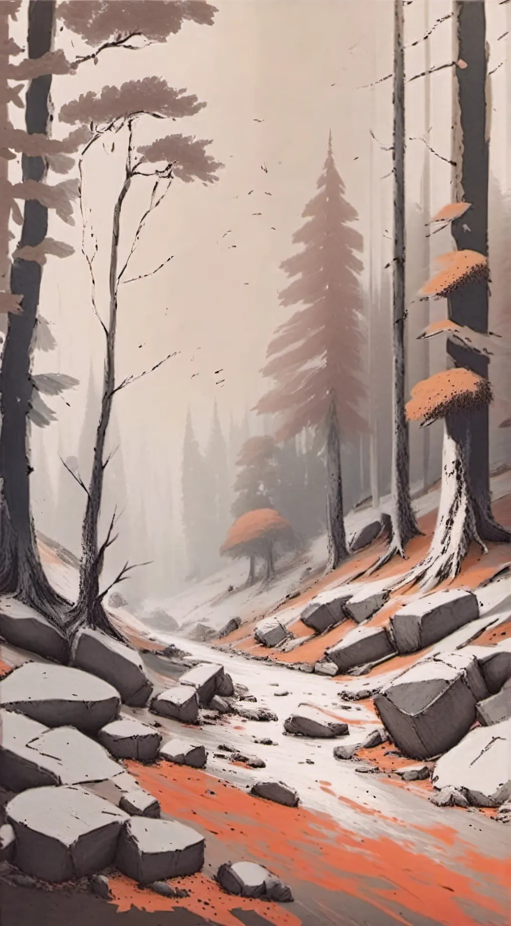 ai character: dw forest background