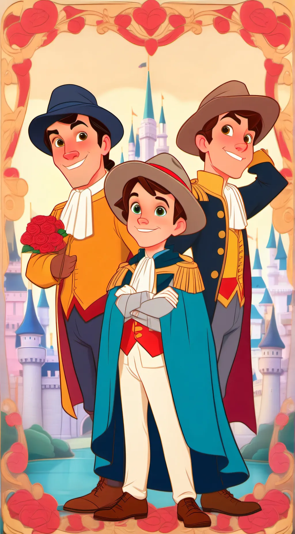ai character: alessio&luca&fabio background