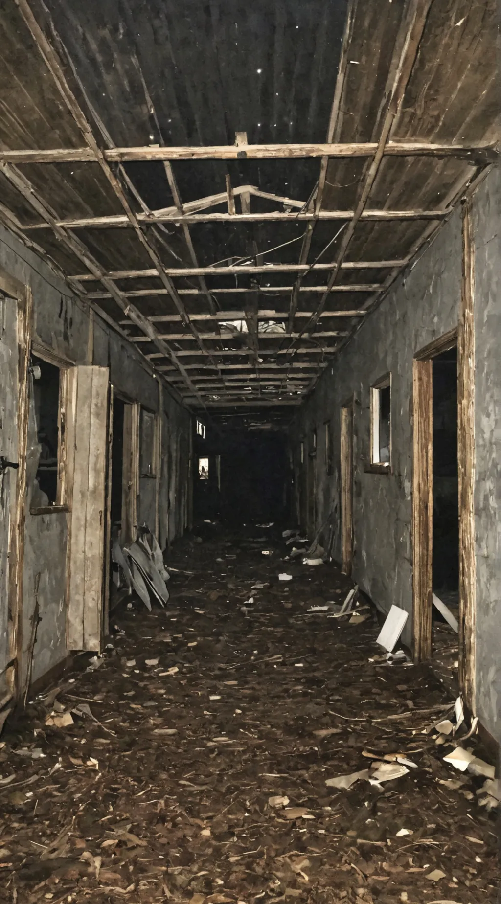 ai character: 10 Days scary camp background