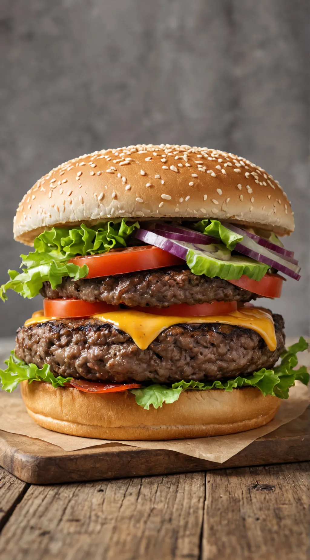 ai character: Burger background