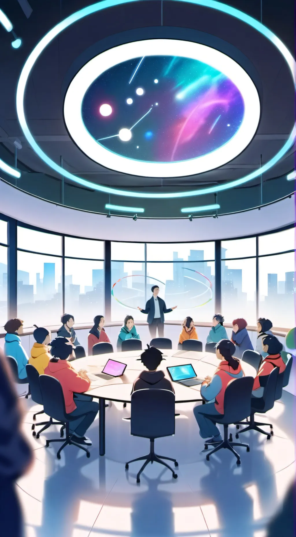 ai character: Quiz  background