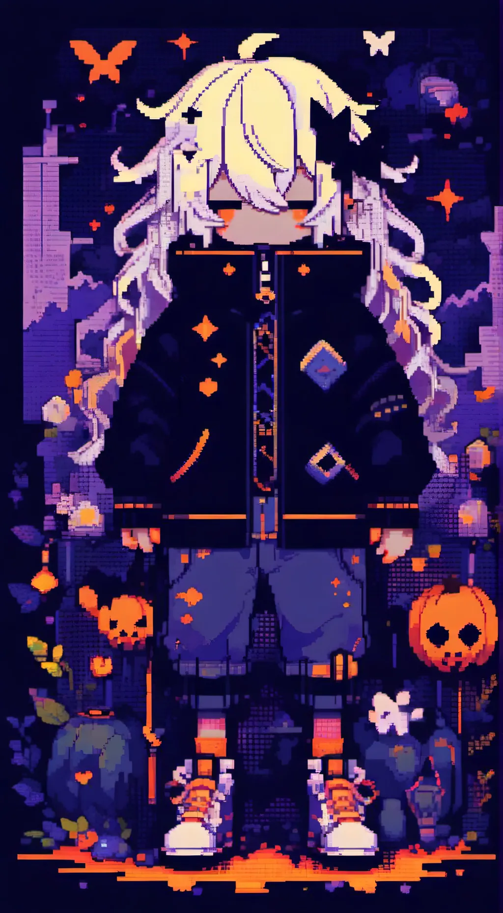 ai character: just an anime girl background