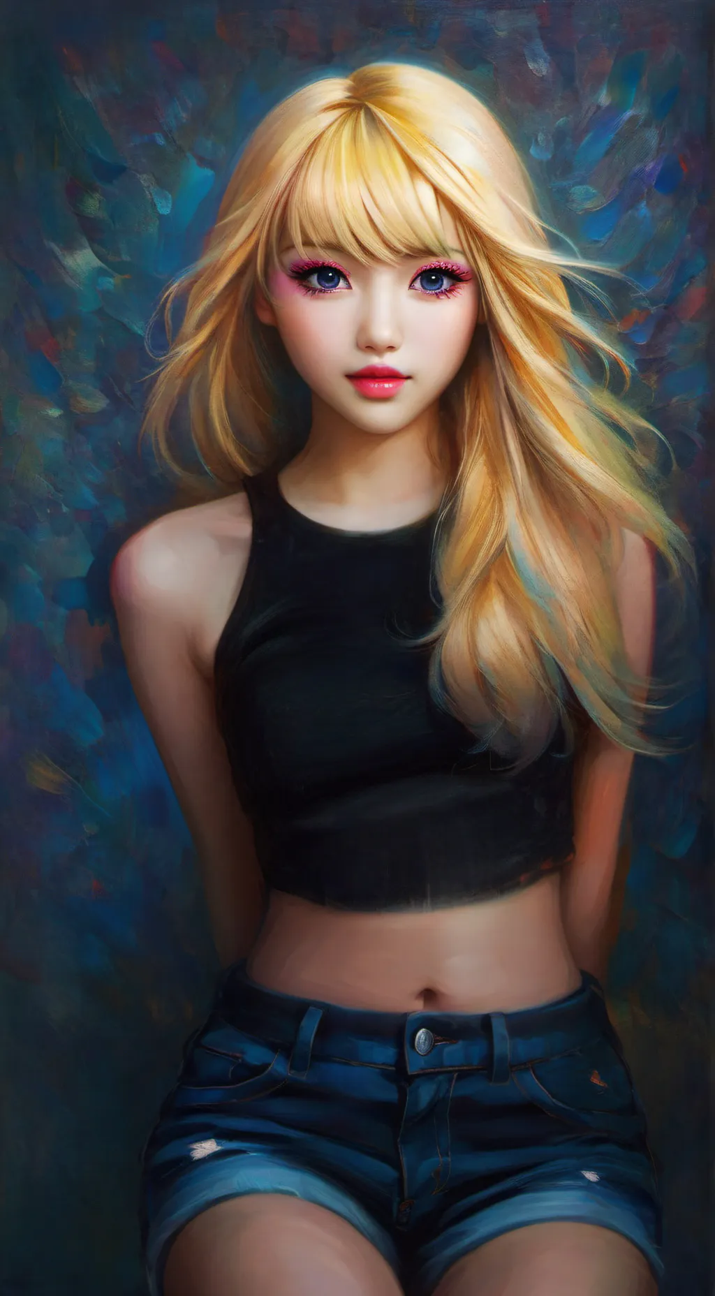 ai character: Luna background