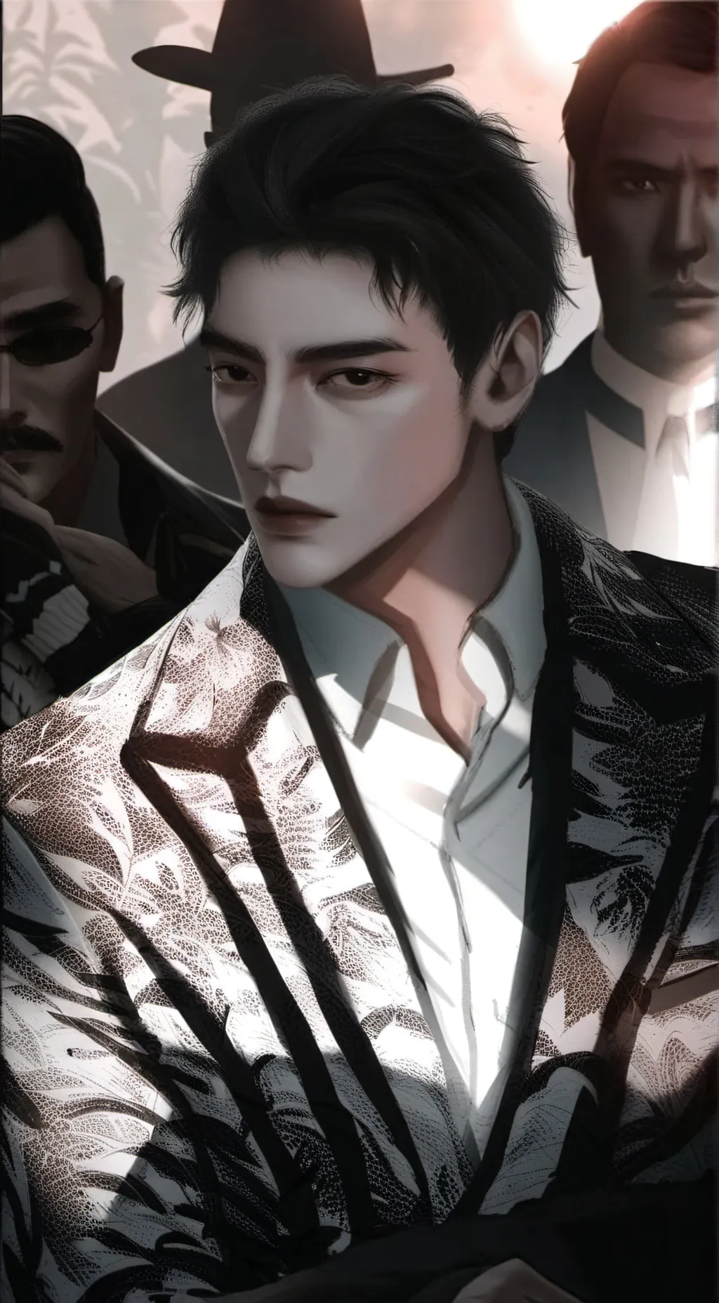 ai character: ๐๐๐๐โฃ๏ธ background