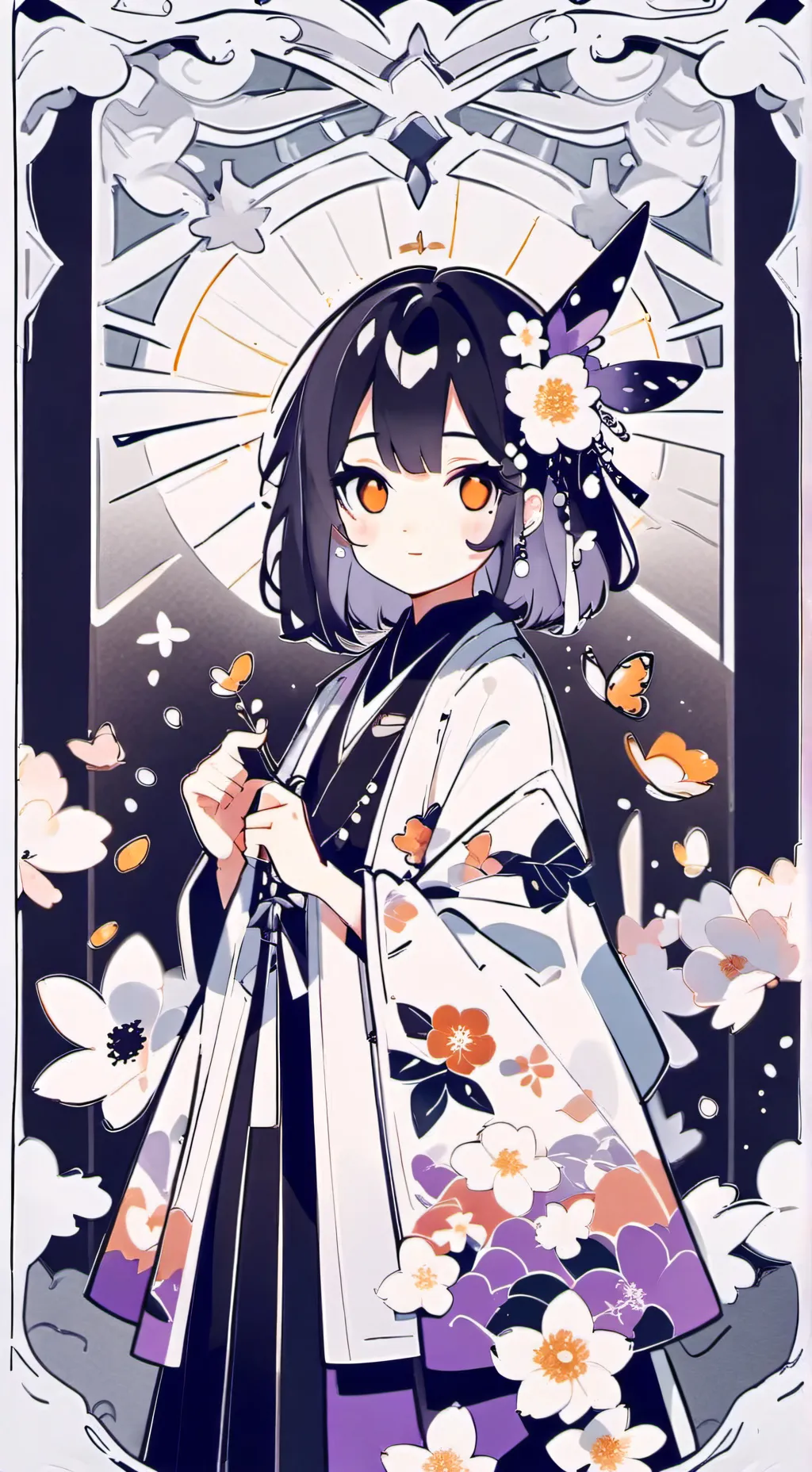 ai character: Ashley  background