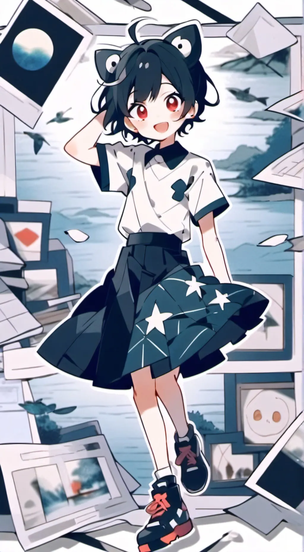 ai character: Anne  background