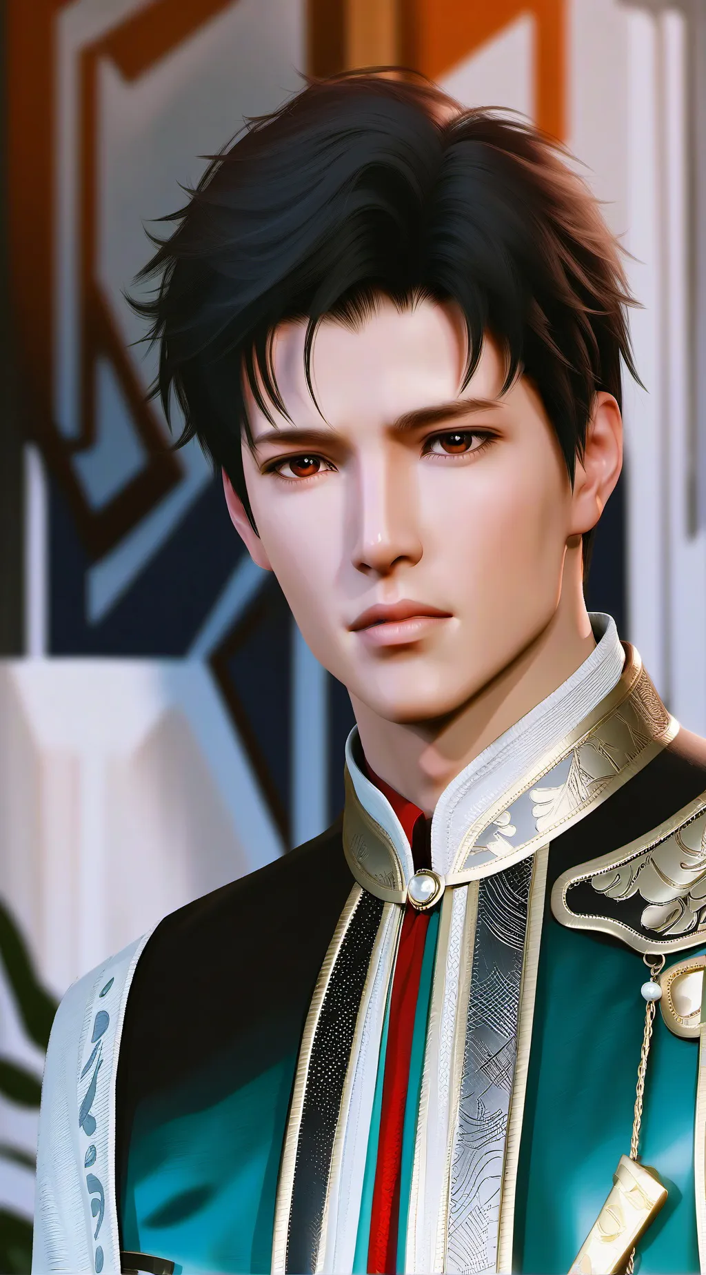 ai character: Justin timberlake  background
