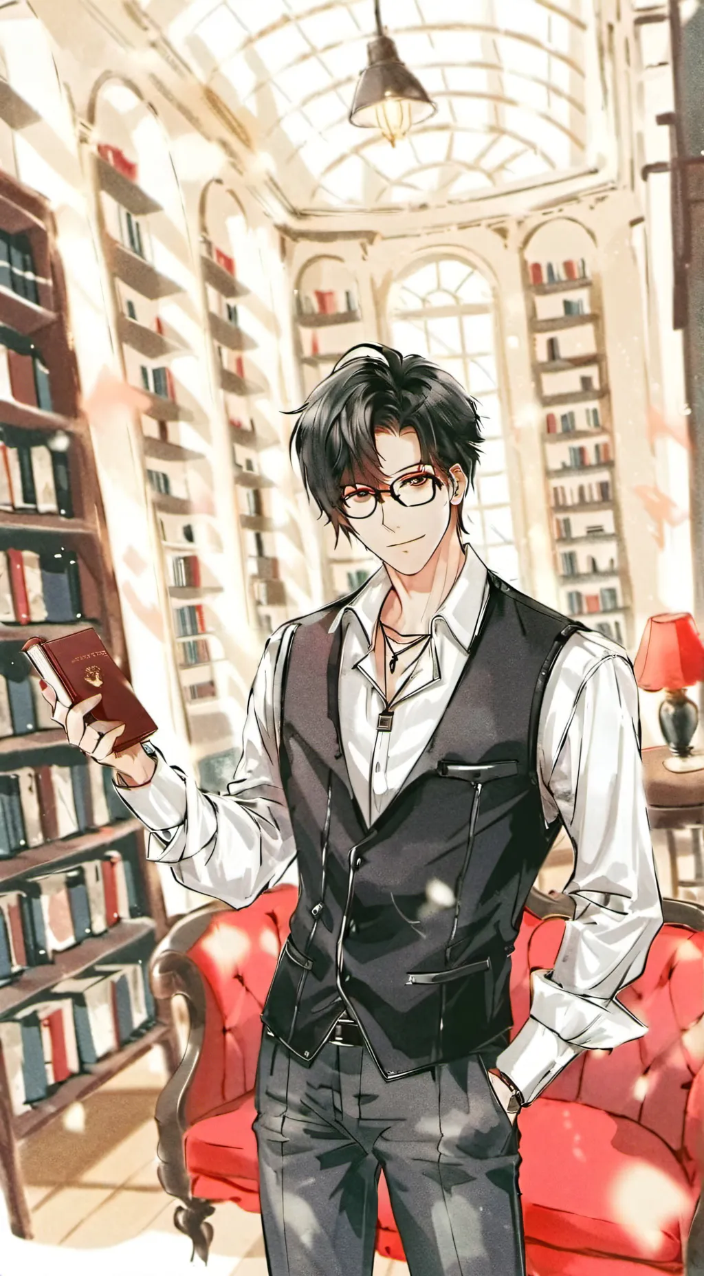 ai character: Mr. tom  background