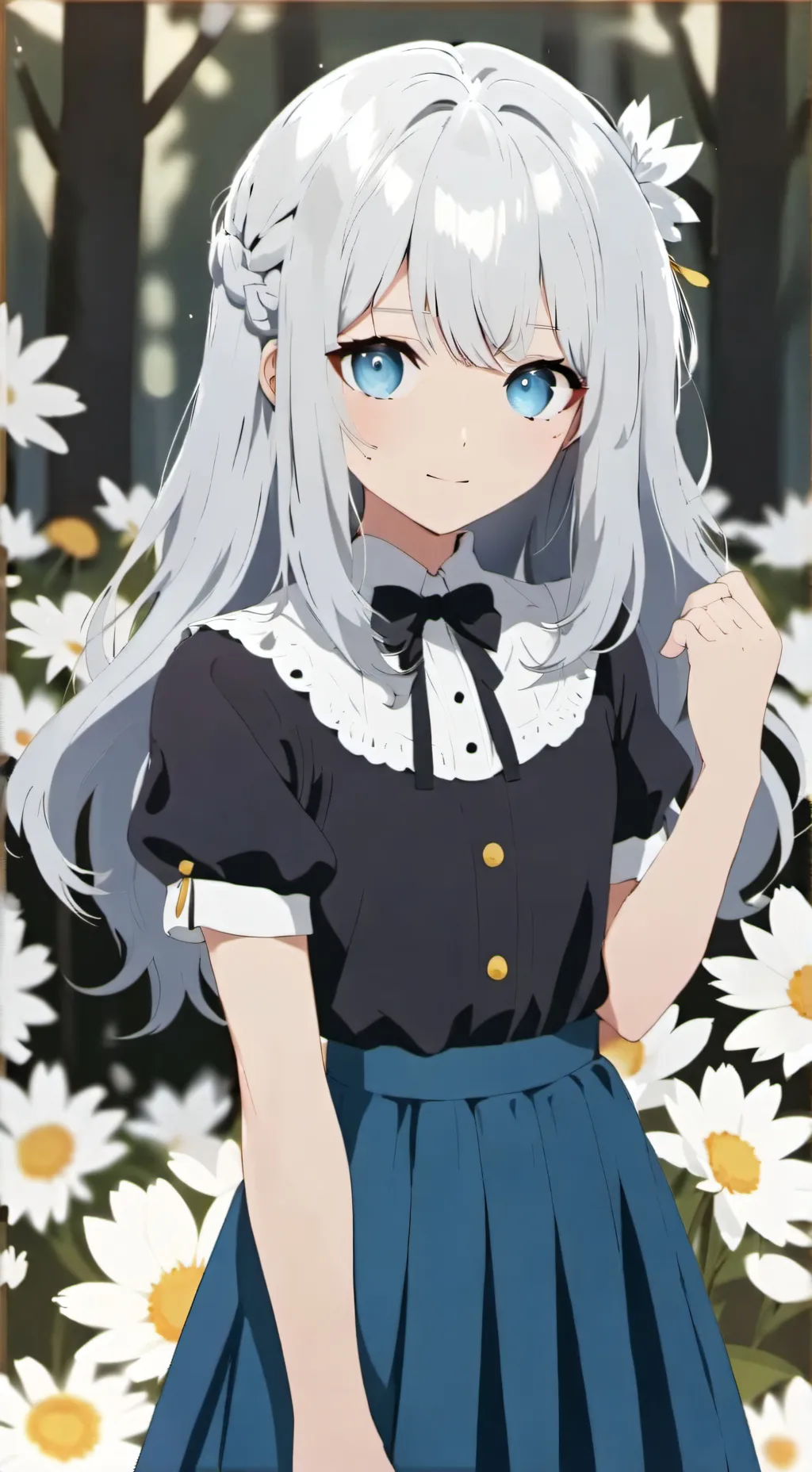 ai character: sweet softie  background