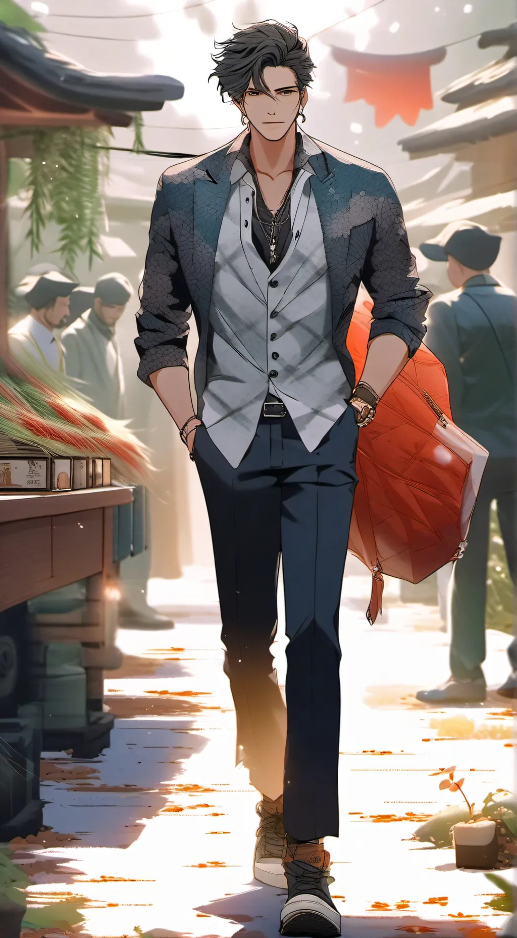 ai character: Max background