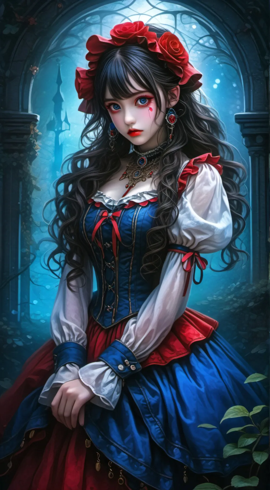 ai character: Pomni  background