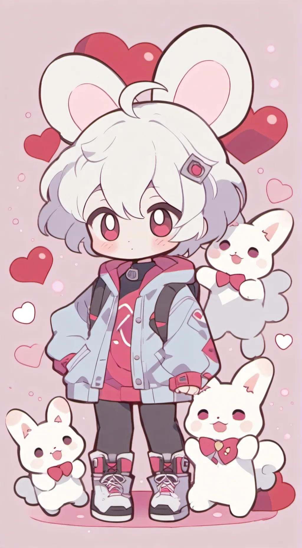 ai character: diamond n shadow background