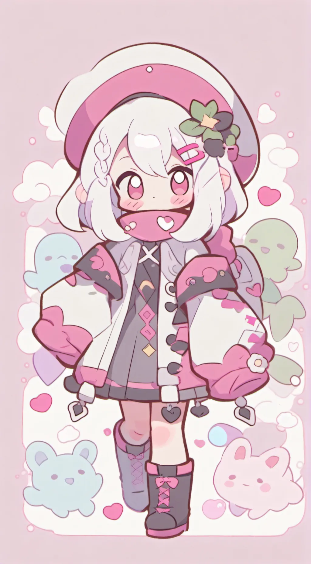 ai character: luna background