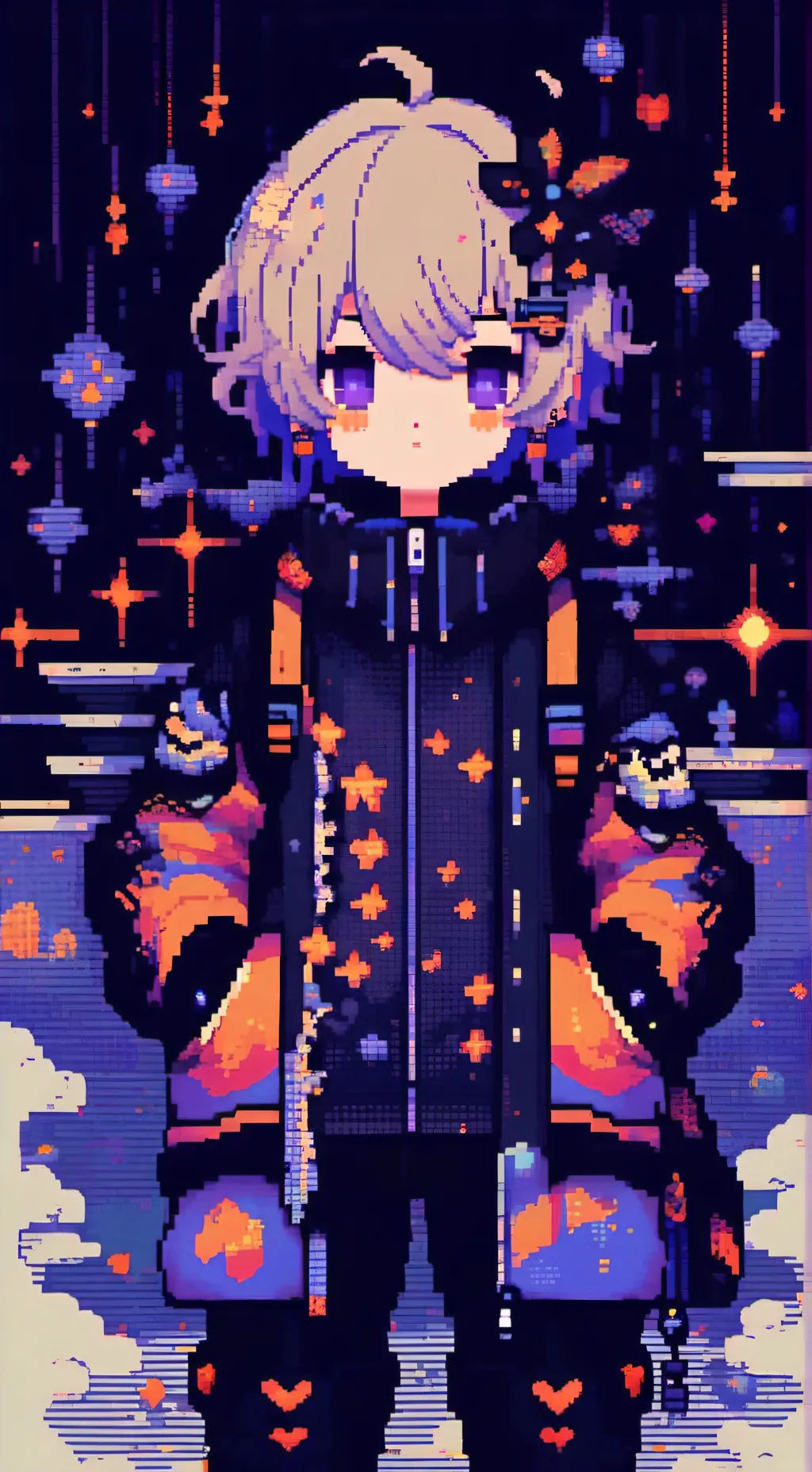 ai character: scary story background