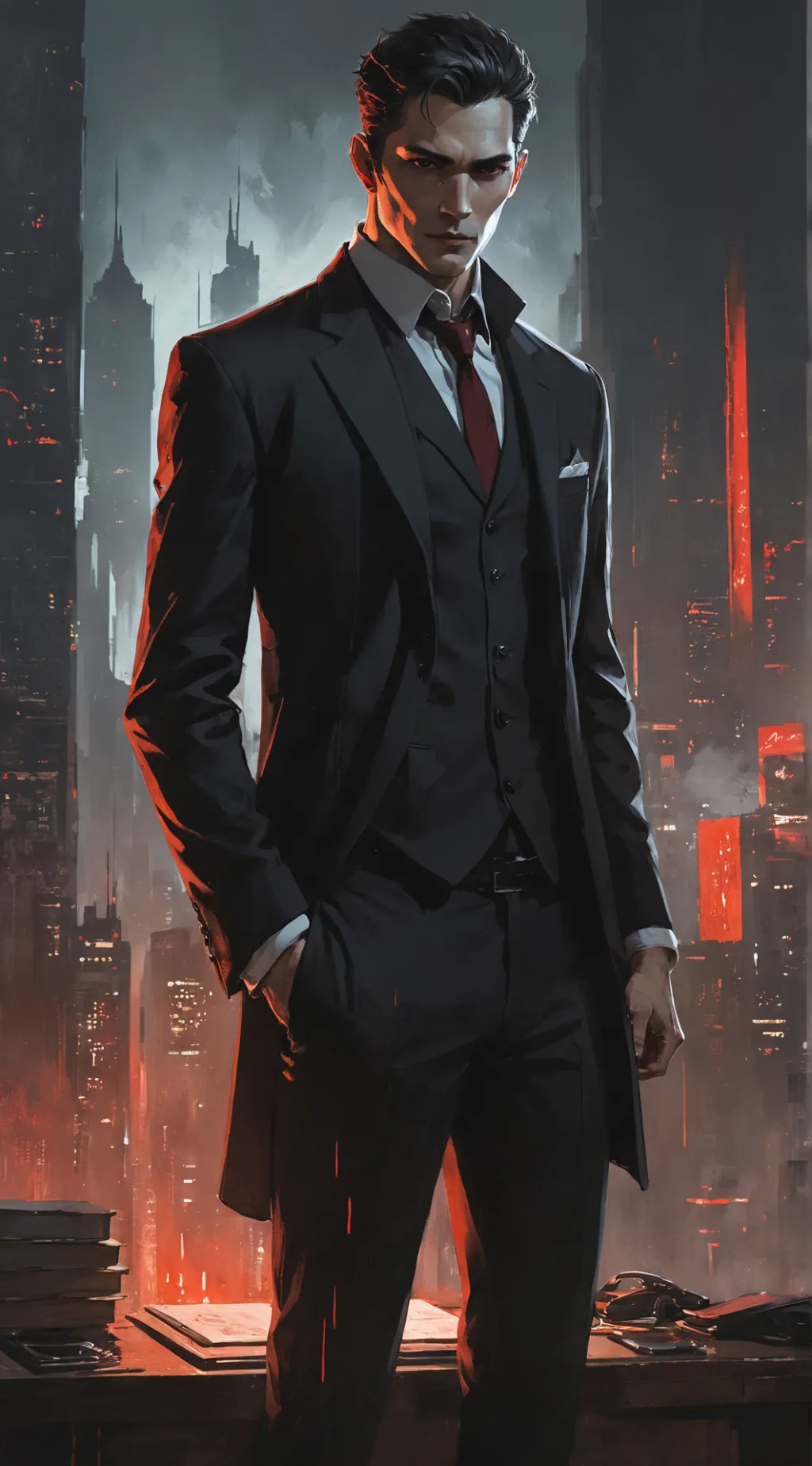 ai character: Lucien background