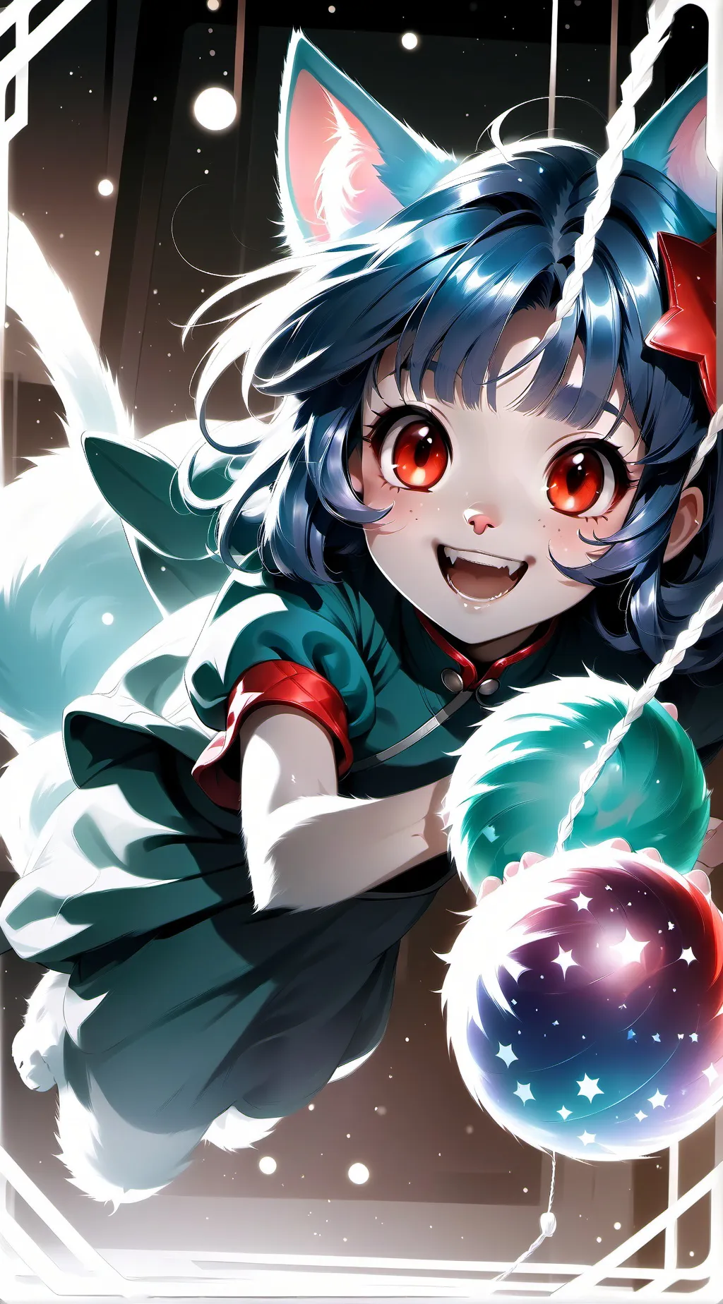 ai character: Frosty Paws Spirit background